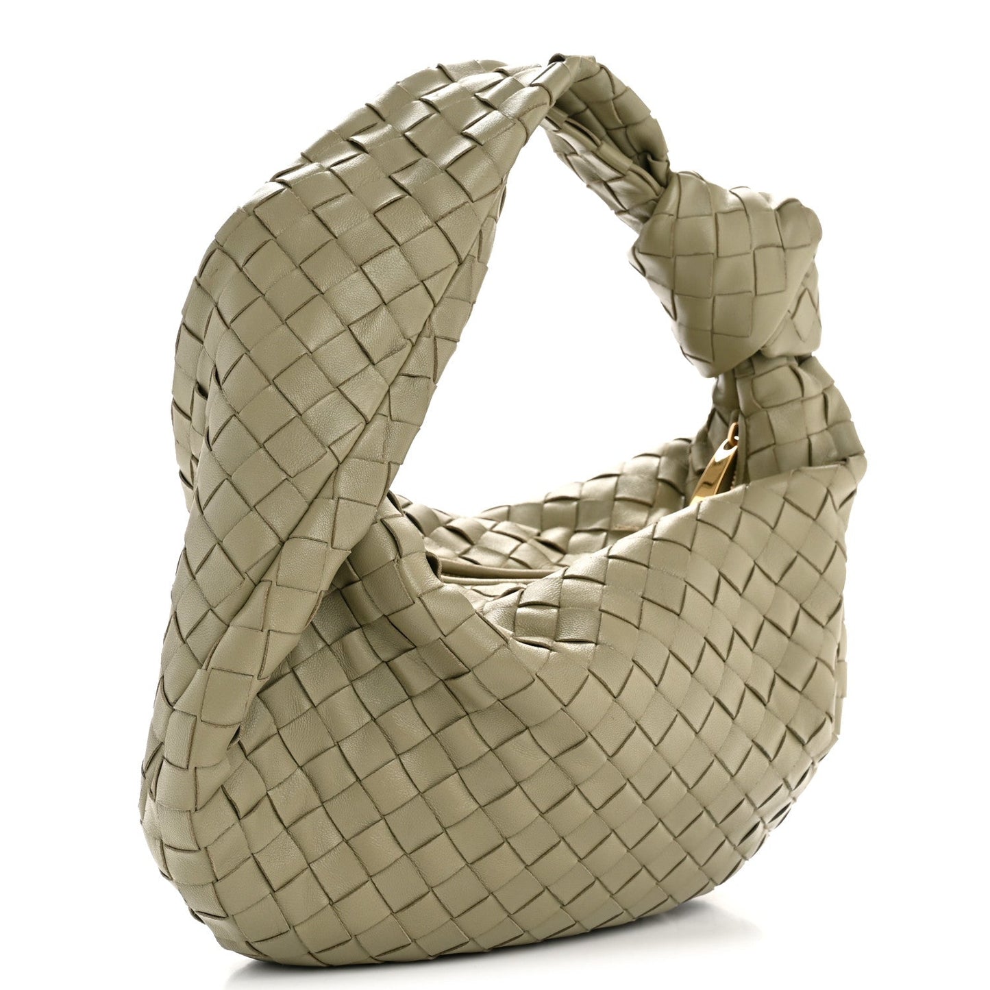 Nappa Intrecciato Teen Jodie Hobo Travertine