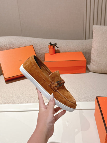 HM Ignacio Loafer Brown Suede 577448