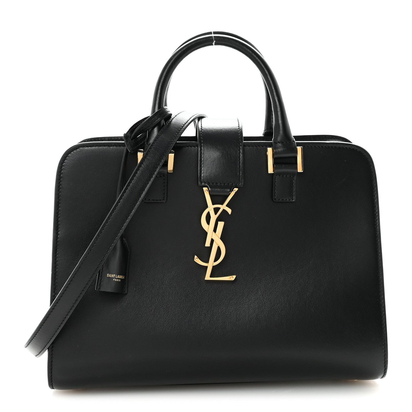 Calfskin Monogram Baby Cabas Black
