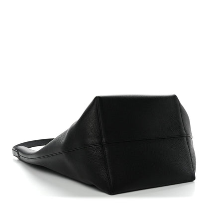 Grained Calfskin Large N/S Park Tote Black