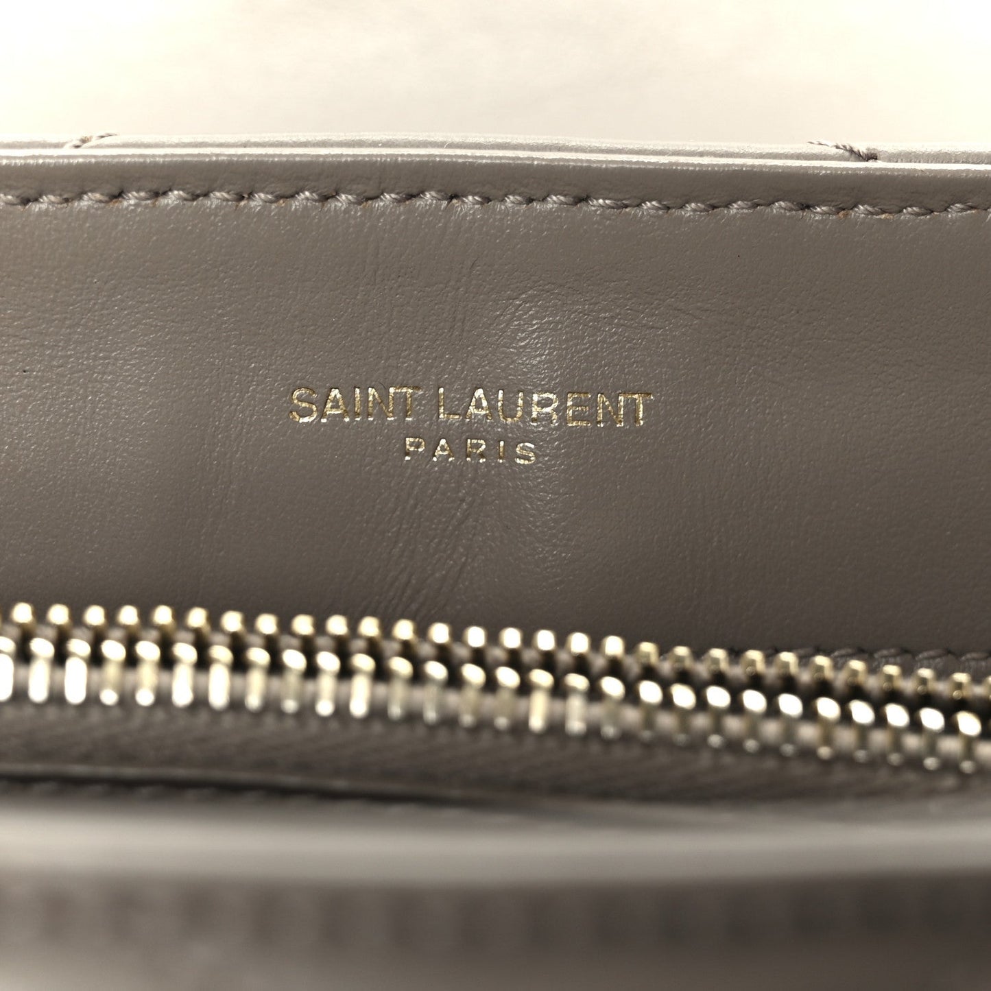 Calfskin Y Quilted Monogram Small Loulou Chain Satchel Taupe