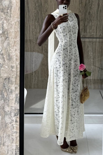 formaldressy-White Exquisite Lace Long Slim Prom Dress gh5931