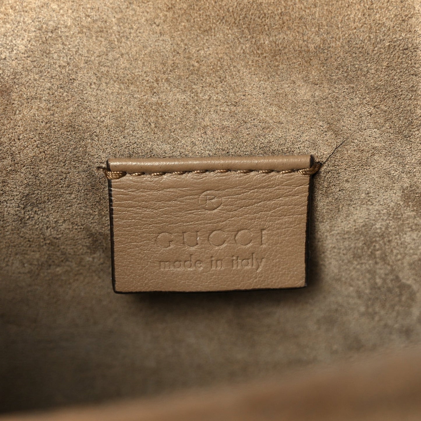 GG Supreme Monogram Mini Dionysus Shoulder Bag Taupe