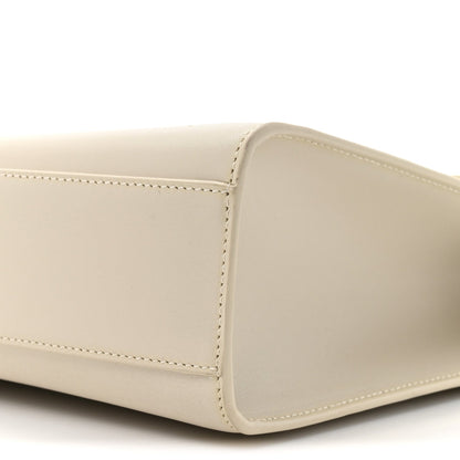 Smooth Calfskin Manhattan Shoulder Bag Crema Soft