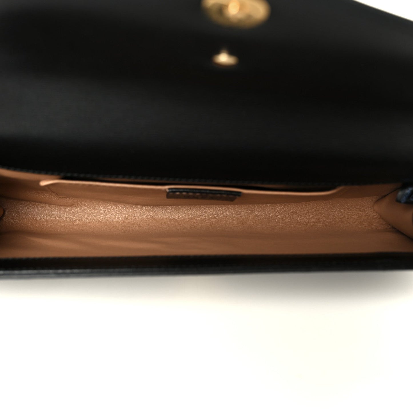 Textured Calfskin Torchon GG Broadway Envelope Clutch Black