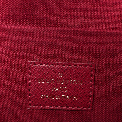 Monogram Pochette Felicie Chain Wallet Fuchsia