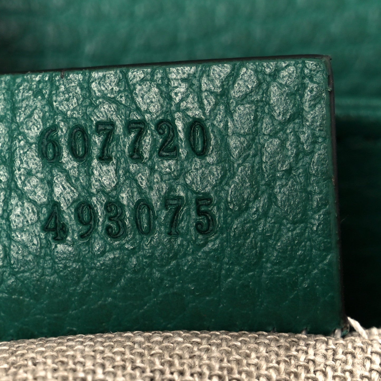 Dollar Calfskin Interlocking G Crossbody Bag Emerald