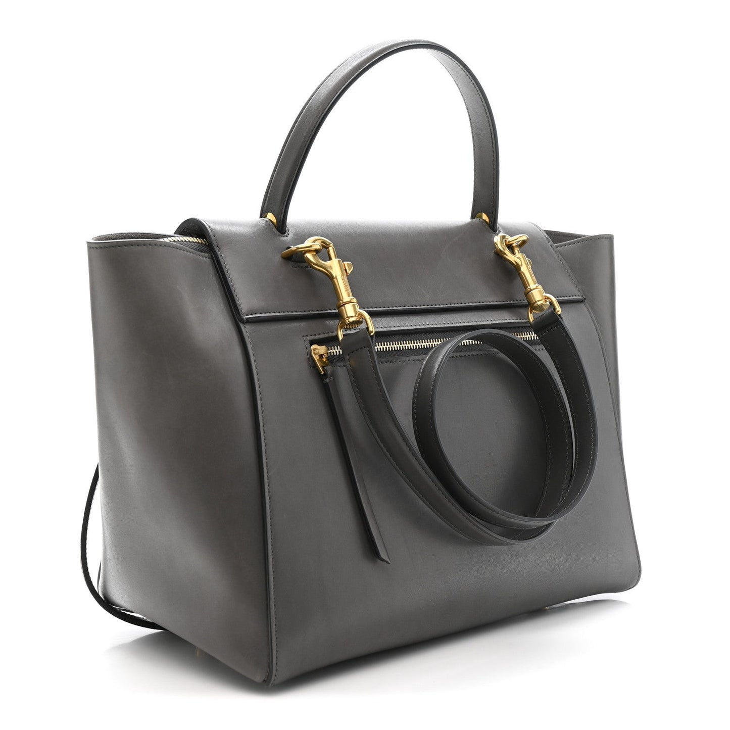 Smooth Calfskin Mini Belt Bag Grey