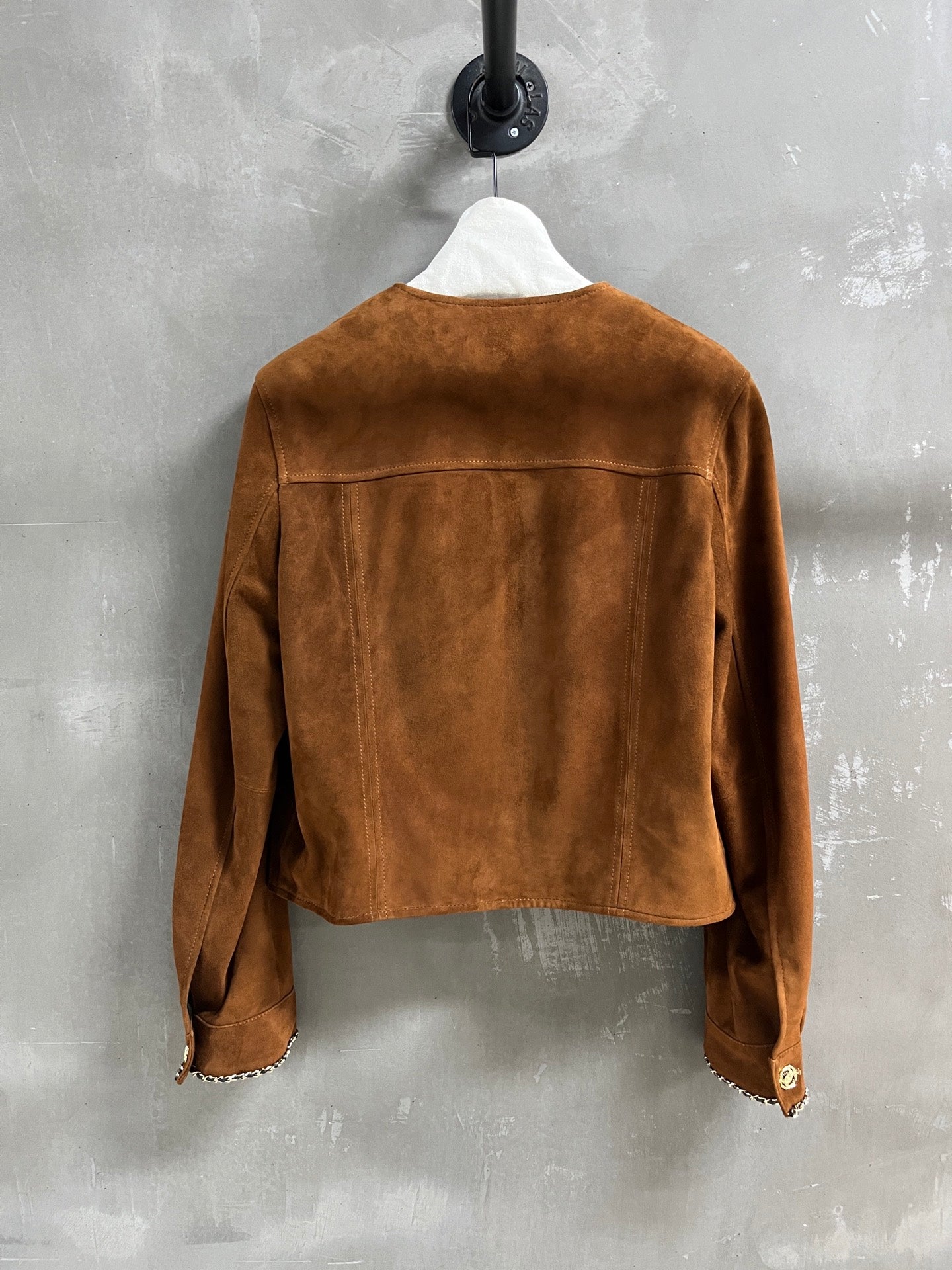 CC 25 Chain Jacket Blend Tan Cashmere