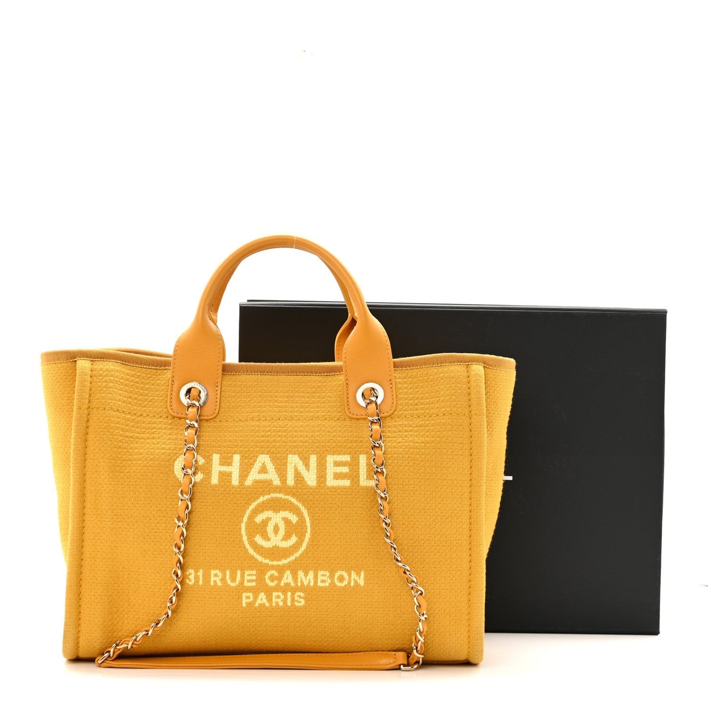 Mixed Fibers Small Deauville Tote Yellow