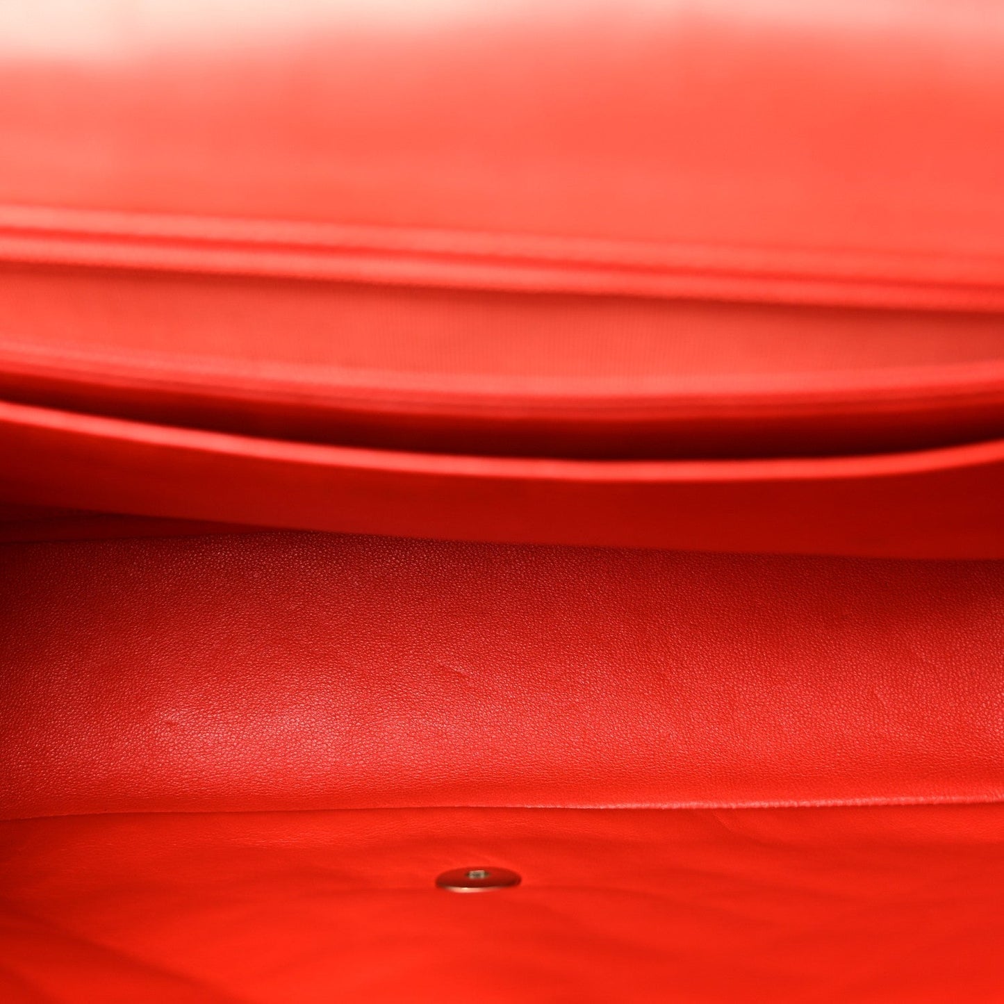 Lambskin Quilted Maxi Single Flap Red