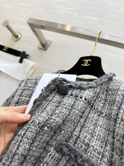 CC 26s Jacket White Grey Tweed 352324