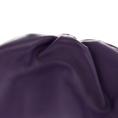 Smooth Butter Calf The Pouch Oversized Clutch Raisin