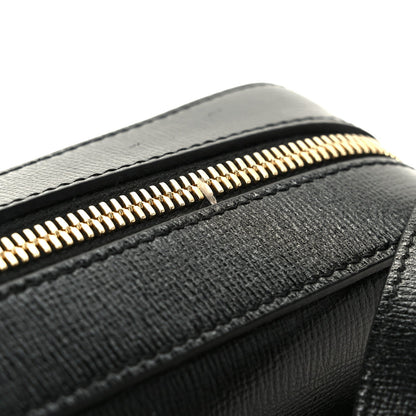 Textured Calfskin Small Horsebit 1955 Shoulder Bag Black