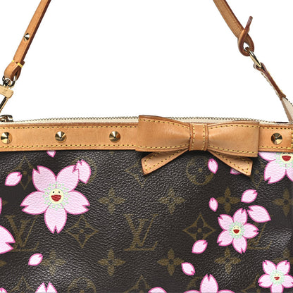 Monogram Cherry Blossom Pochette Accessories Brown
