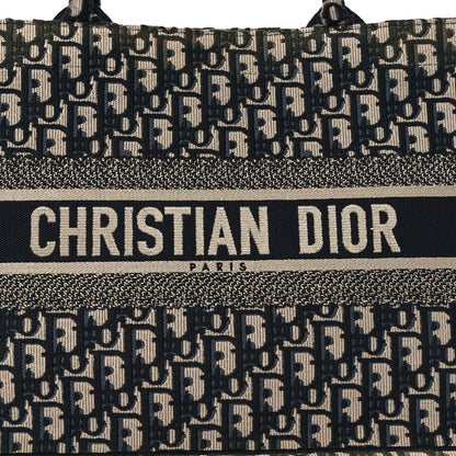 Oblique Medium Book Tote Blue Multicolor