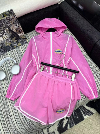 CC Set Jacket With Shorts Nilong