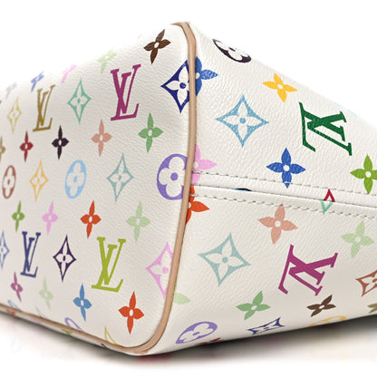 LV X TM Monogram Multicolor Neverfull MM White