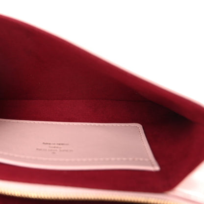 Lambskin Embossed Monogram Pochette Coussin Rose