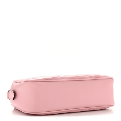 Calfskin Matelasse Small GG Marmont Chain Shoulder Bag Wild Rose