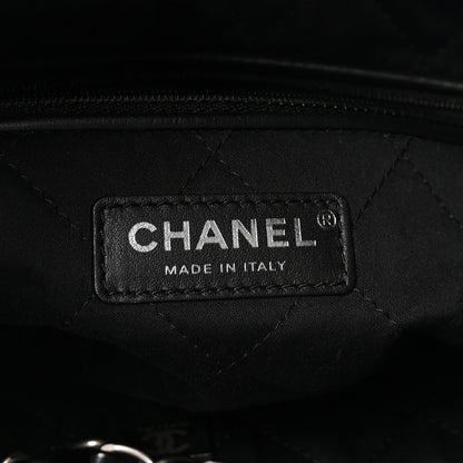 Shiny Calfskin Quilted Small Chanel 22 Black