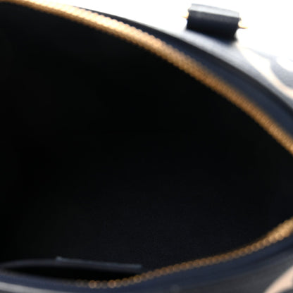 Empreinte Monogram Giant Speedy Bandouliere 20 Navy Creme