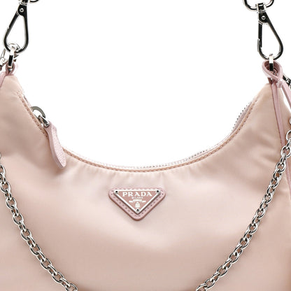 Nylon Re-Edition 2005 Shoulder Bag Alabastro