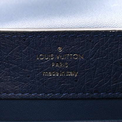 Ostrich Capucines Mini Indigo
