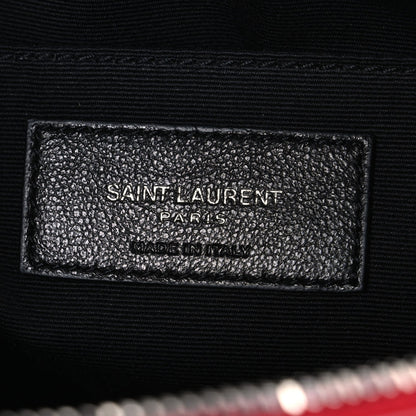 Calfskin Matelasse Monogram Lou Camera Bag Rouge Eros