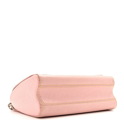 Epi Twist Shoulder Bag MM Rose Ballerine