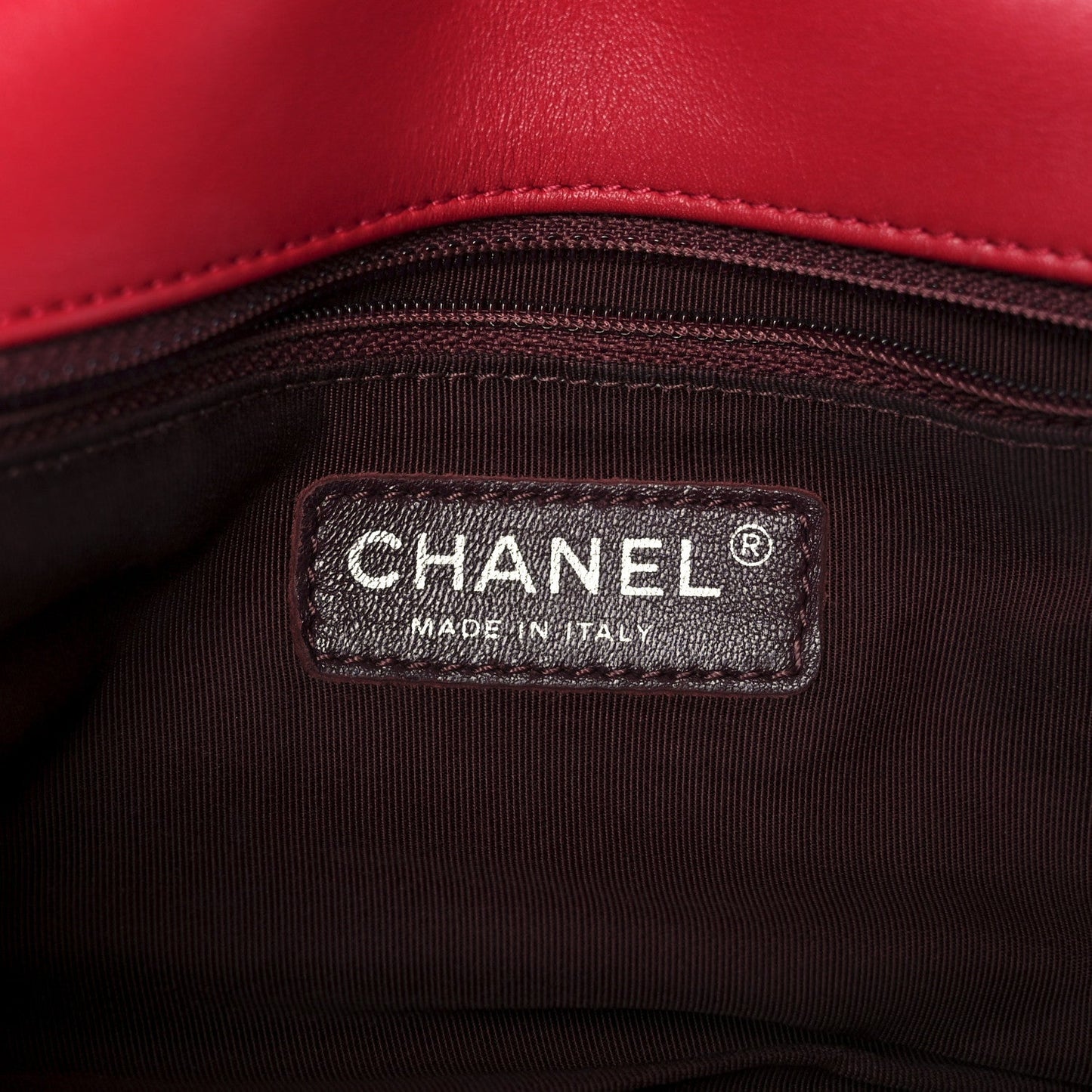 Caviar Lambskin Quilted Bi Coco Flap Red