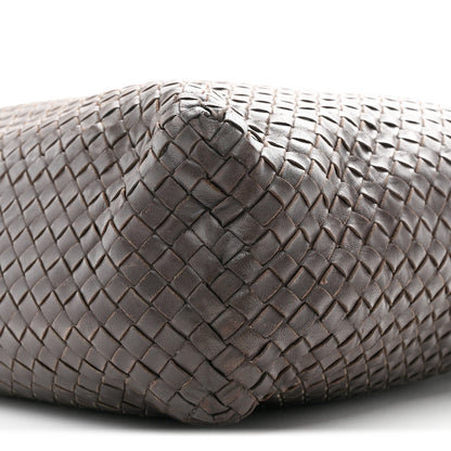 Nappa Intrecciato Large Tote Ebano