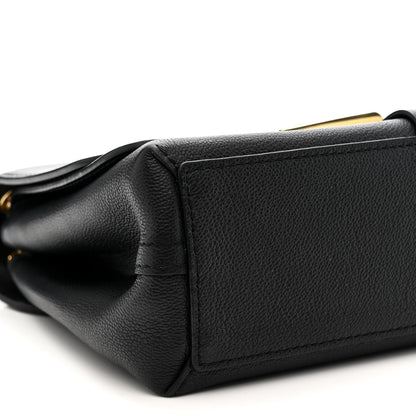 Monogram Cuir Plume Ecume Very Chain Bag Black