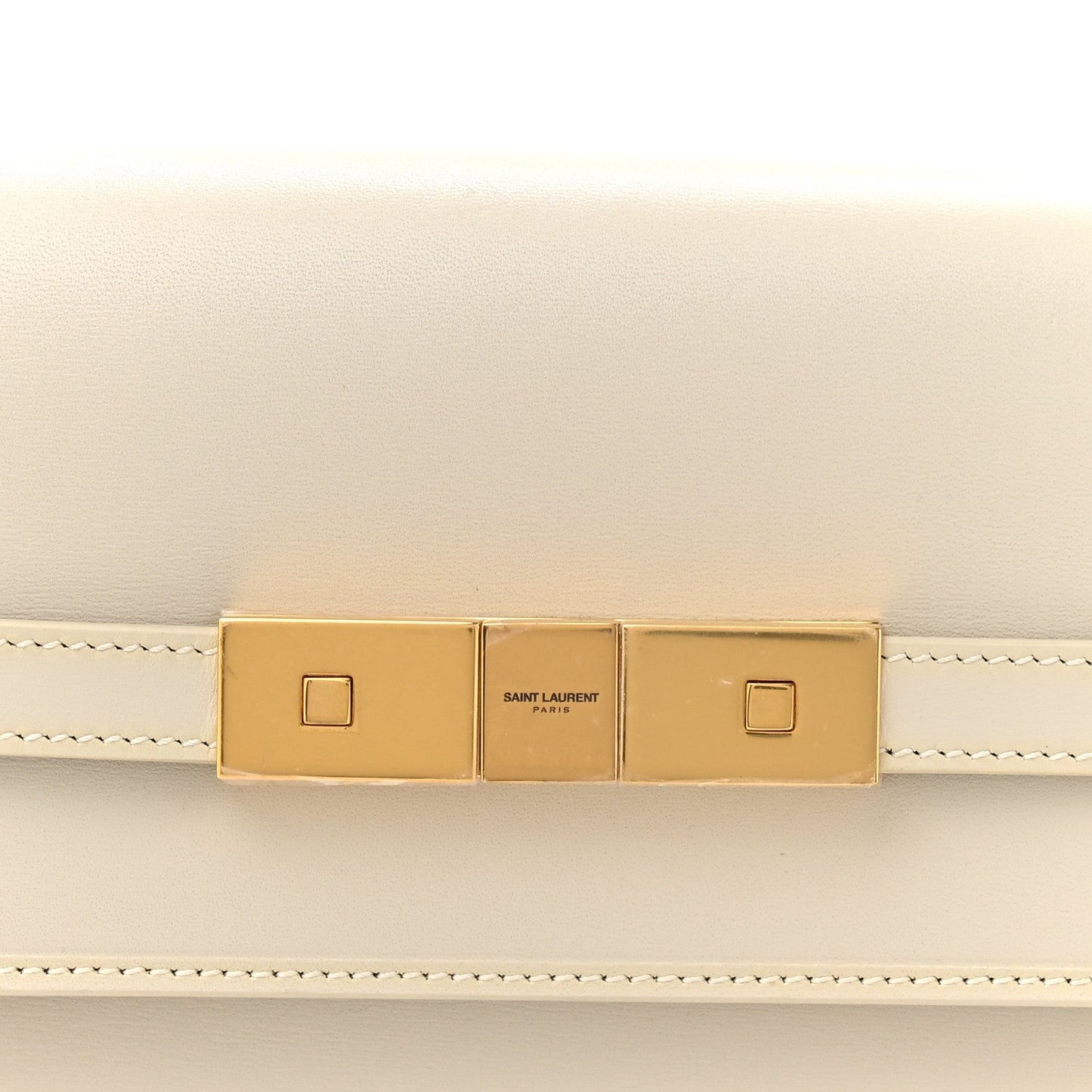 Smooth Calfskin Manhattan Shoulder Bag Crema Soft