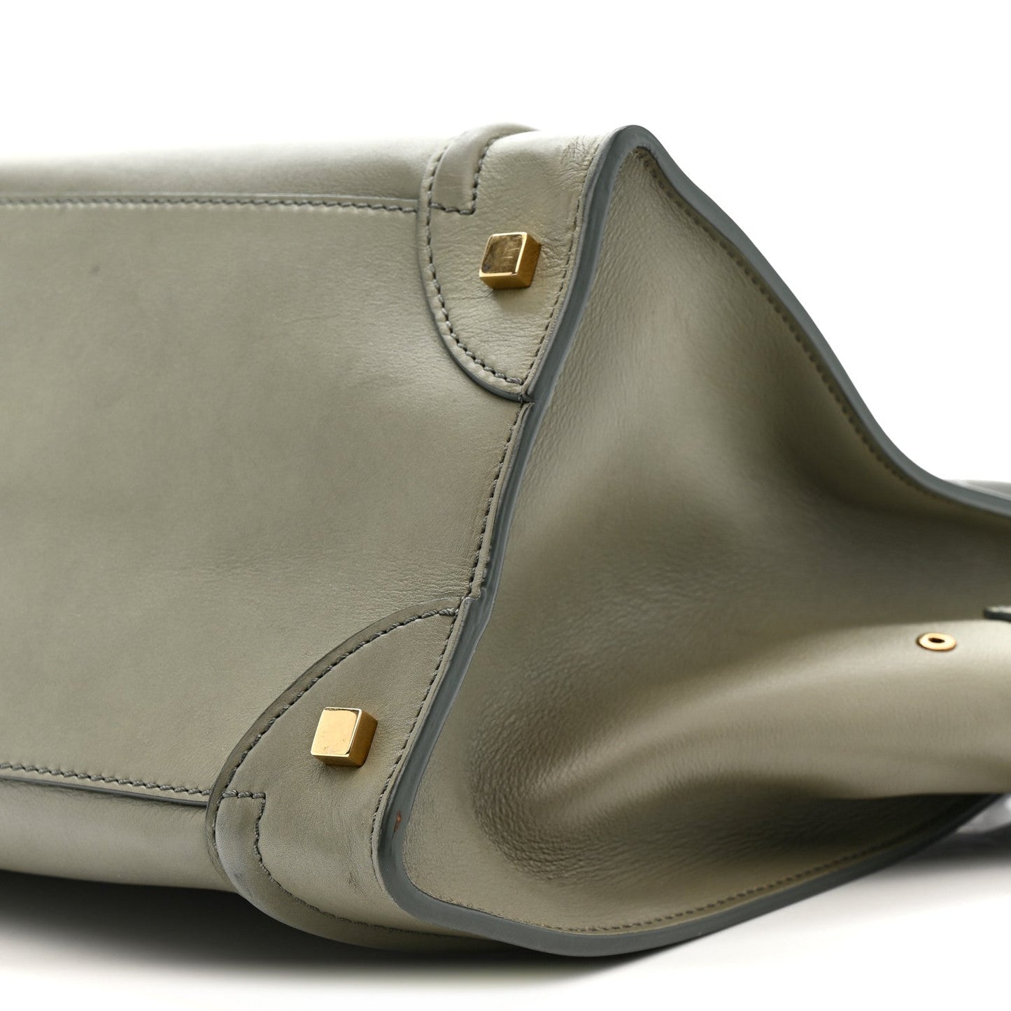 Smooth Calfskin Mini Luggage Almond