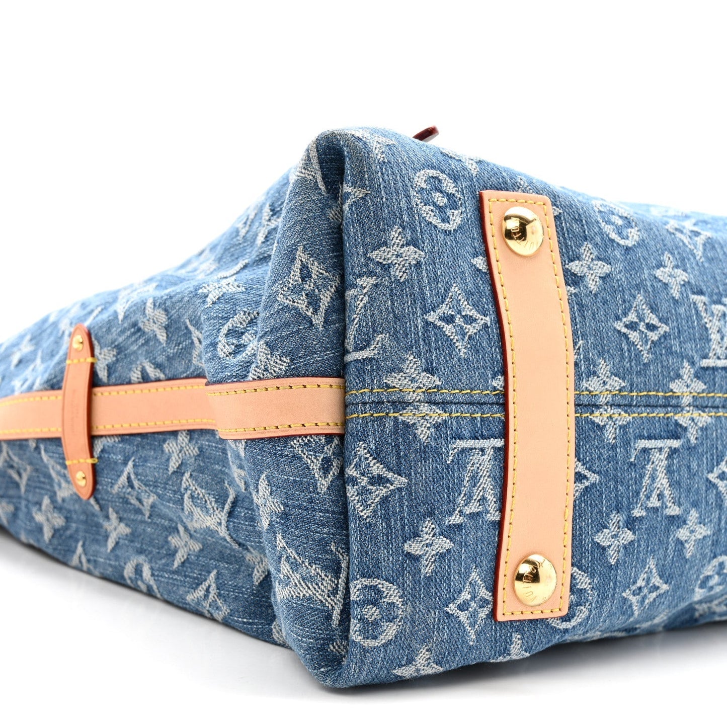 Monogram Denim CarryAll MM Blue