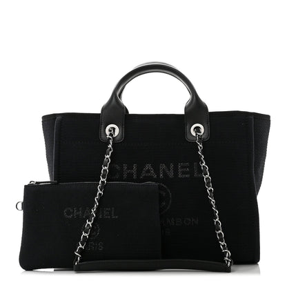 Mixed Fibers Small Deauville Tote Black