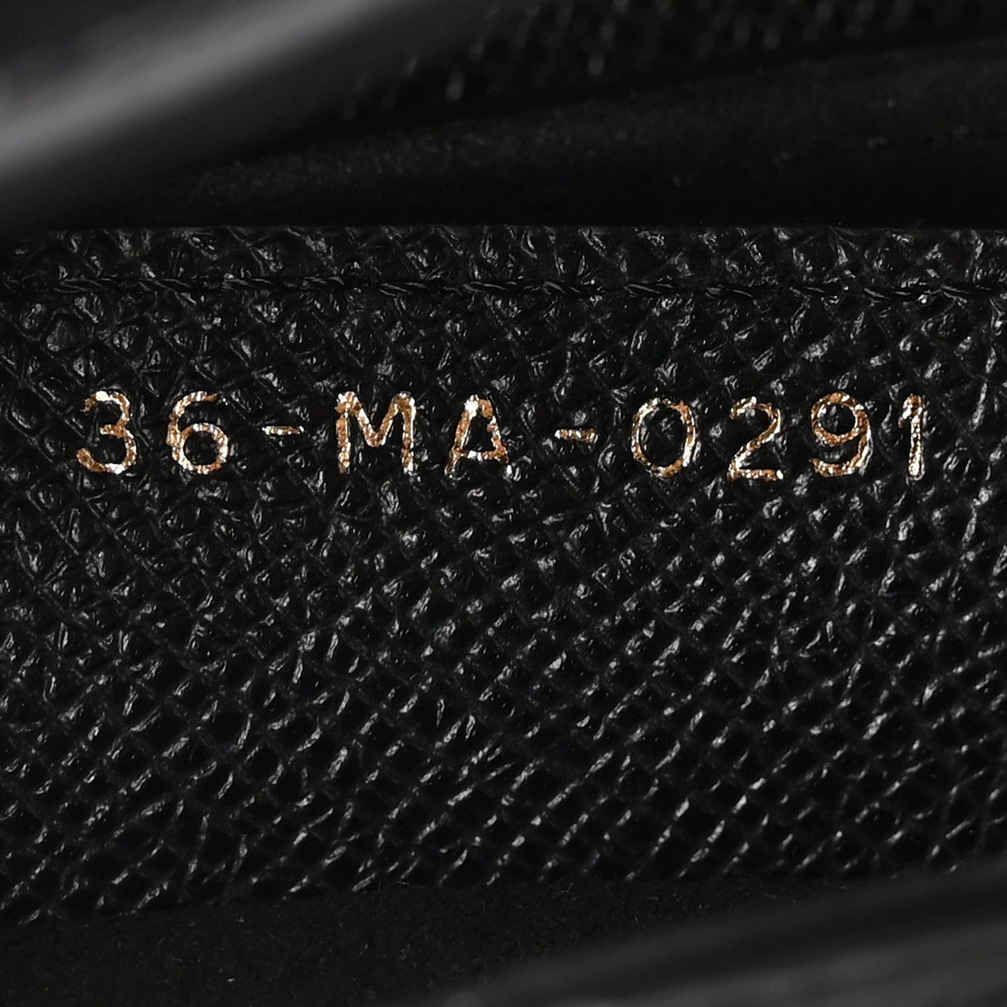 Grained Calfskin Saddle Bag Black