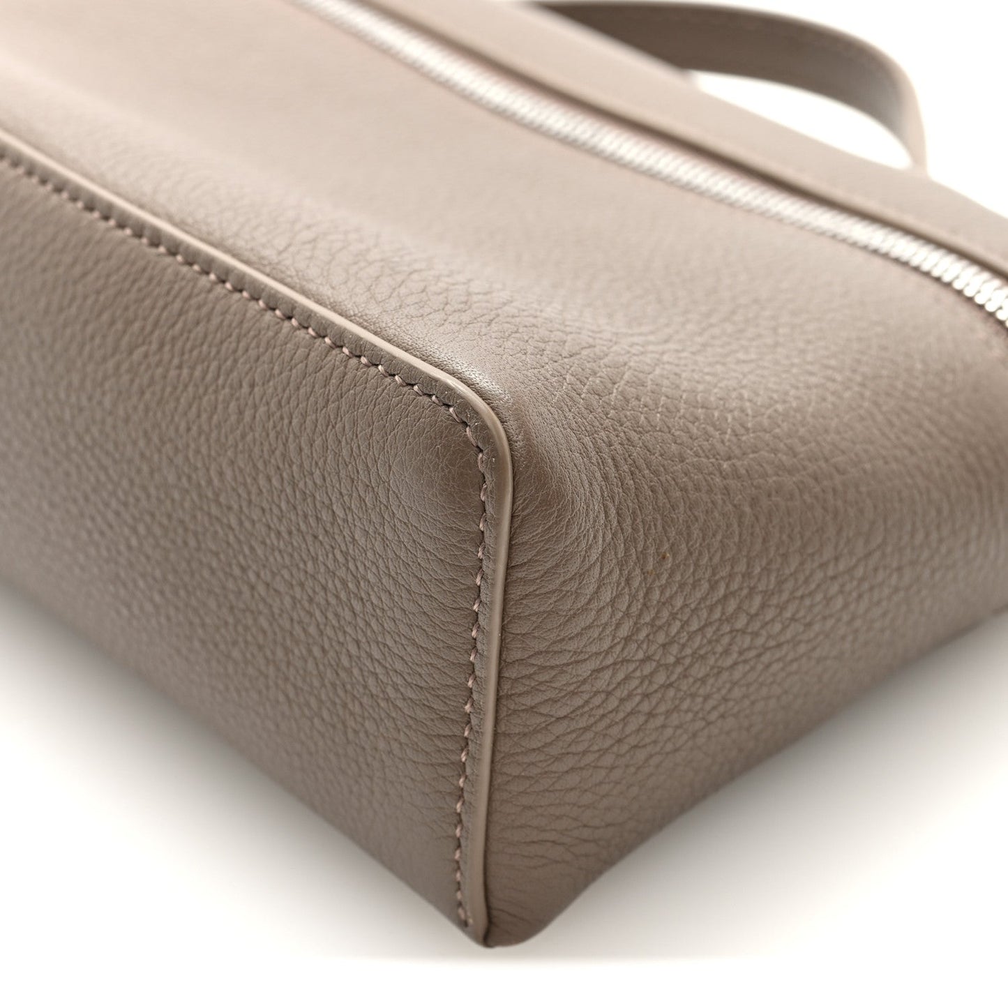 Grained Calfskin L19 Extra Pocket Pouch Warm Mastic