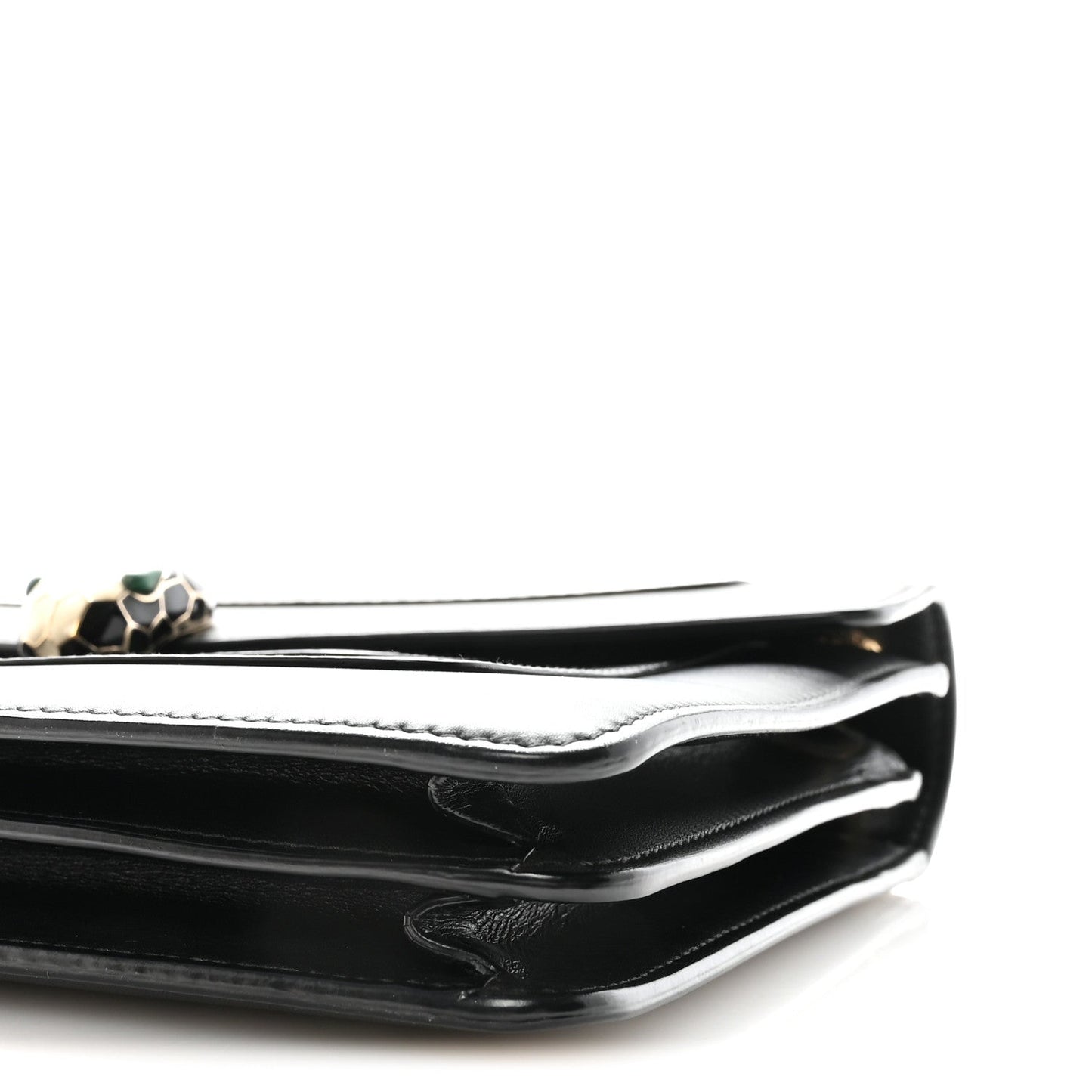 Calfskin Serpenti Forever Crossbody Bag Black