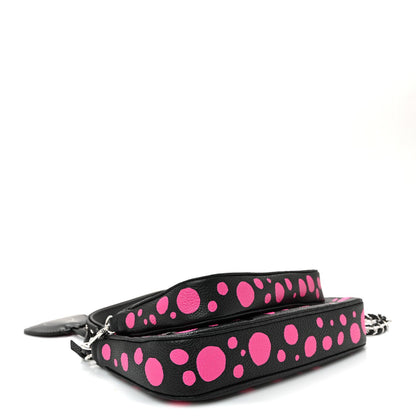 LV X YK Empreinte Multi Pochette Accessories Black Fuchsia