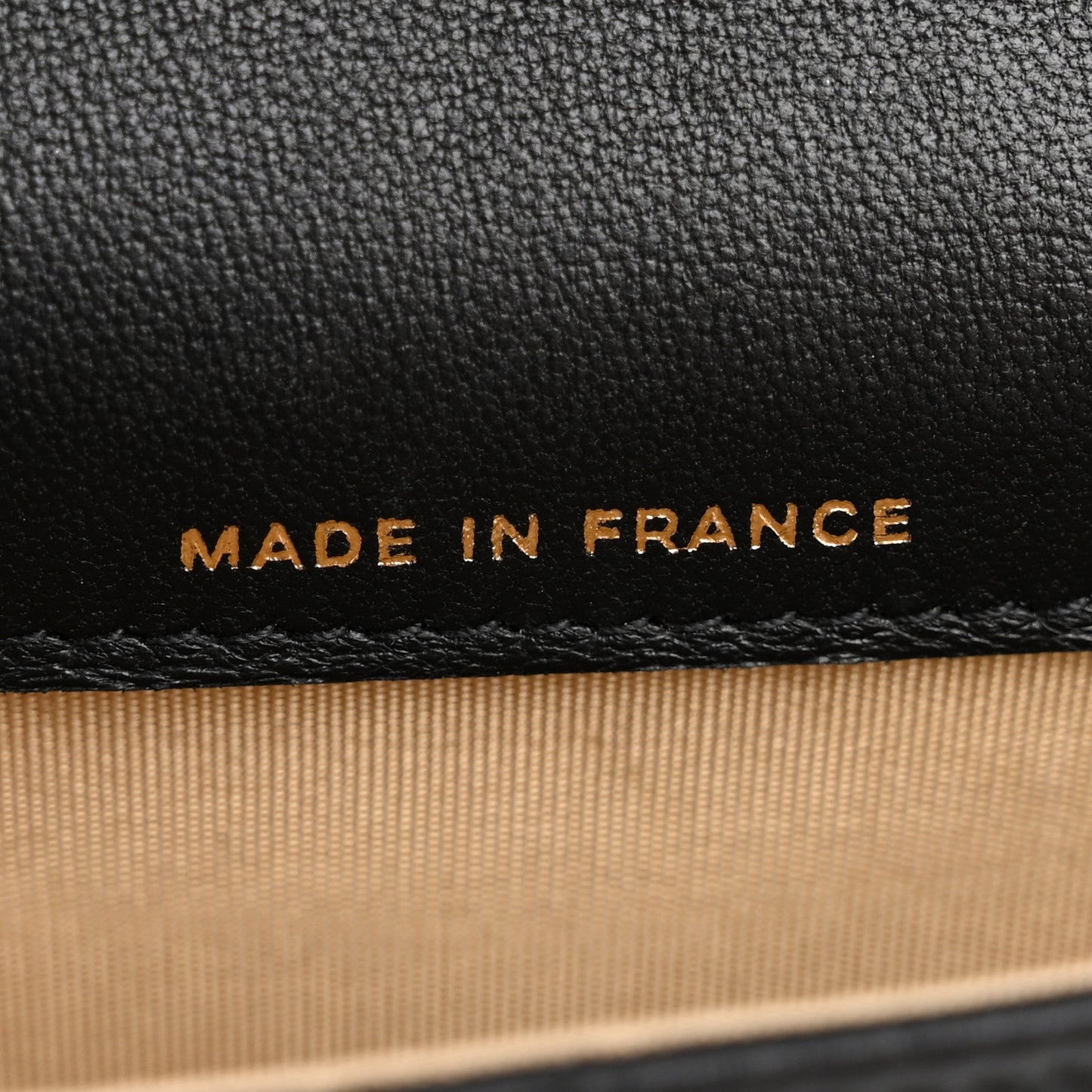 Lambskin Quilted Pearl Crush Flap With Chain Black