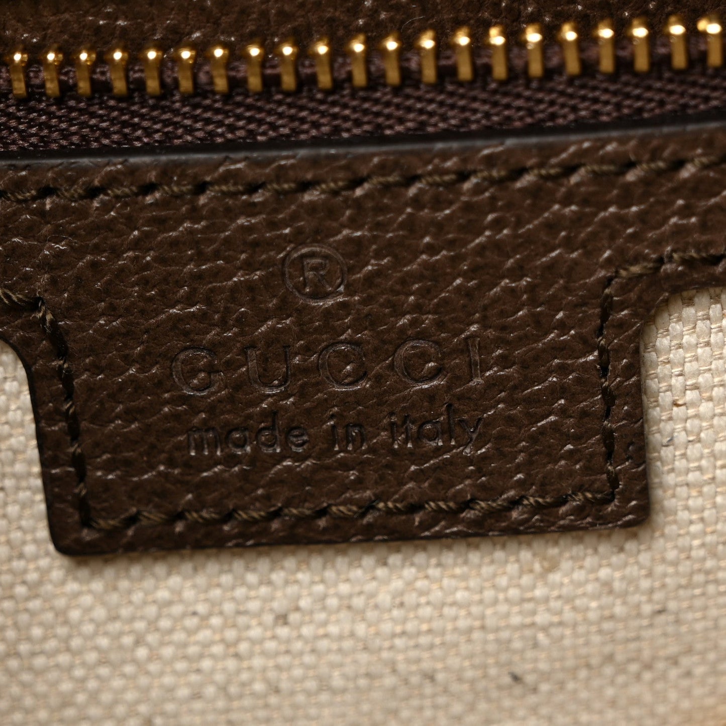 GG Supreme Monogram Textured Dollar Calfskin Web Studded Mini Ophidia Flap Shoulder Bag Beige Ebony New Acero