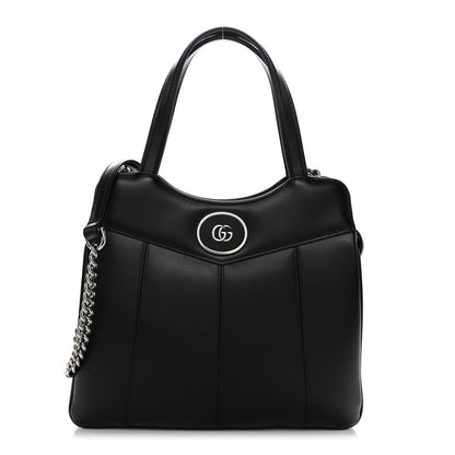 Calfskin Petite GG Small Tote Bag Black