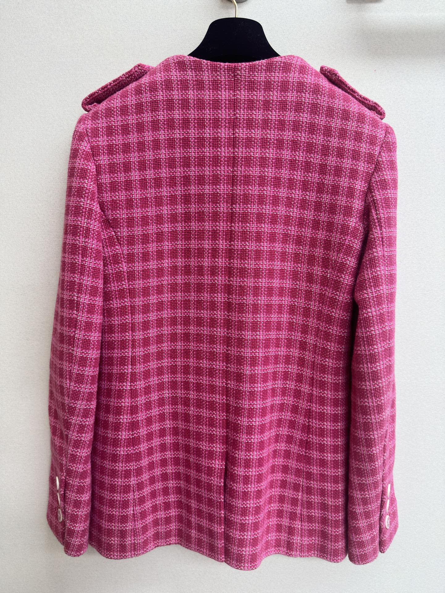 CC Tweed Jacket Dack Pink Cotton 251875