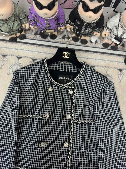 CC 25 Black Tweed Jacket Viscose Polyamide 251970
