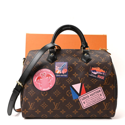 Monogram My World Tour Speedy Bandouliere 30 Black