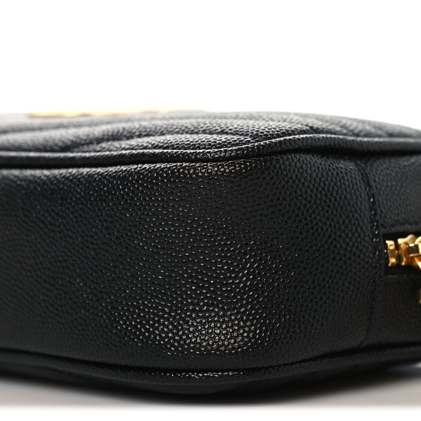 Grain De Poudre Matelasse Monogram Mini Lou Camera Bag Black