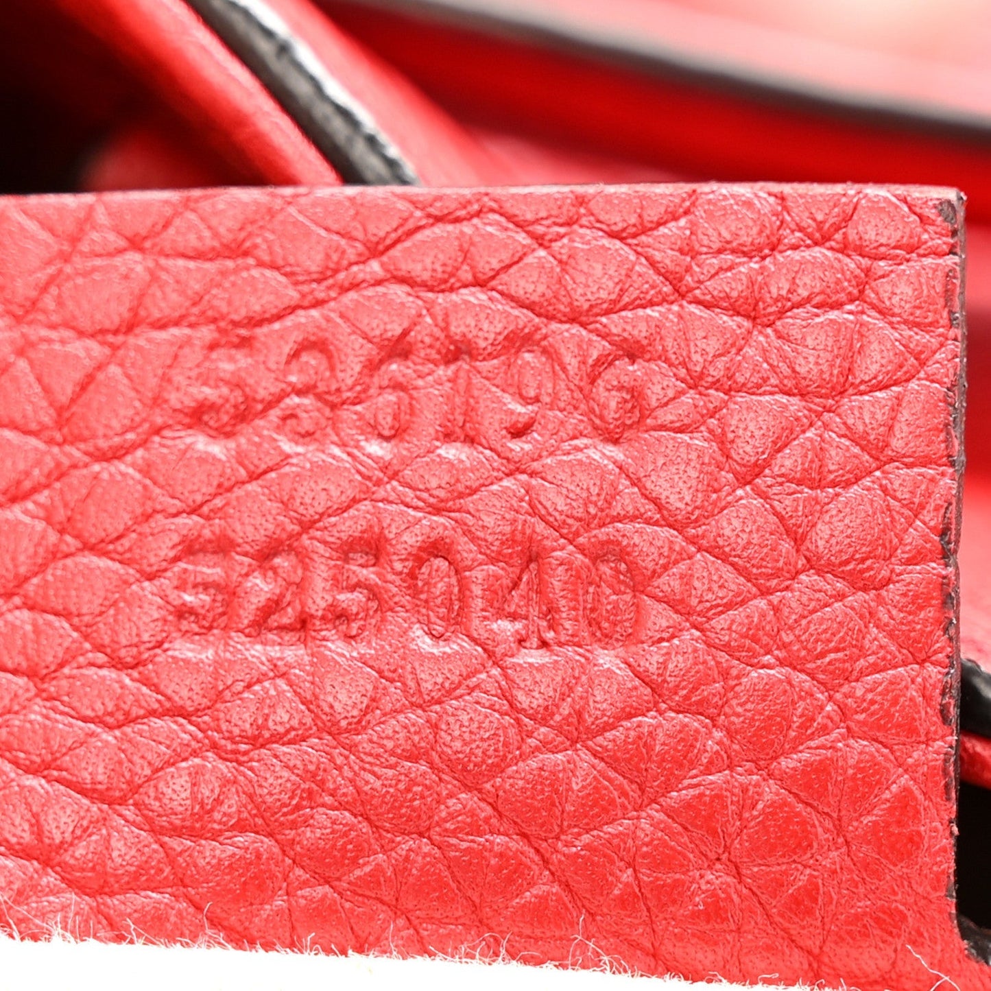 Pebbled Calfskin Medium Soho Chain Shoulder Bag Tabasco Red