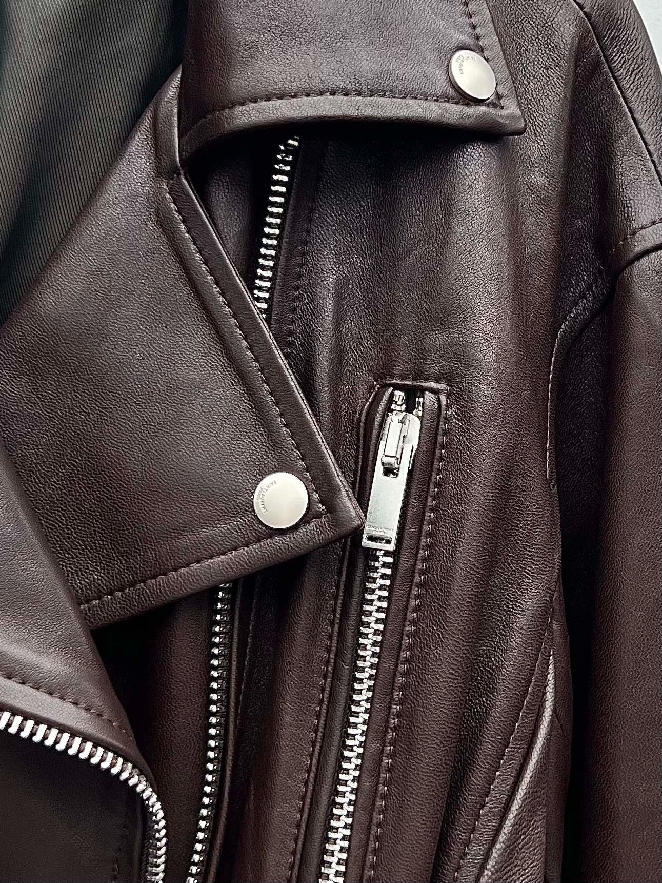 YSL 25S LEATHER JACKET STYLE 136